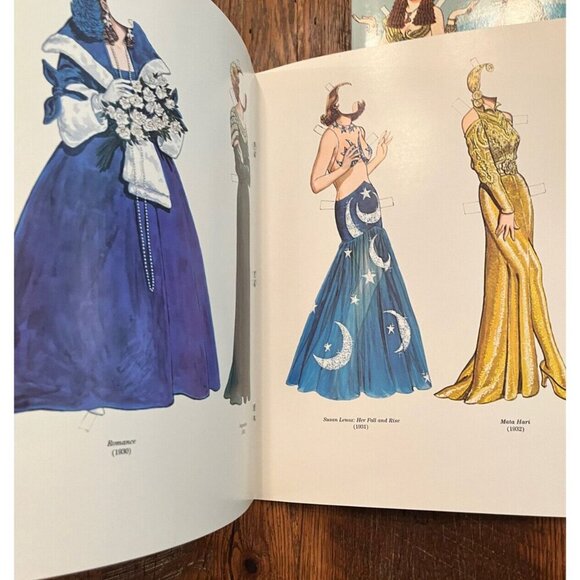 Lot of 3 Tom Tierney Paper Doll Books Judy Garland Greta Garbo Vivian Leigh - Picture 5 of 11
